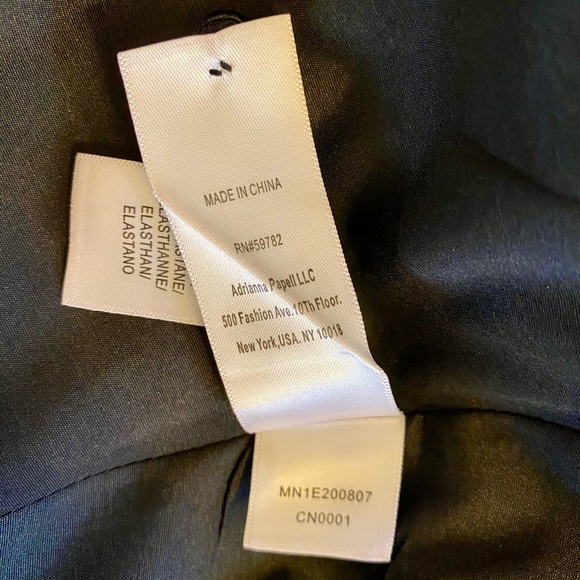 Aidan Mattox Black Hi Low Hem Halter Dress - Picture 7 of 7